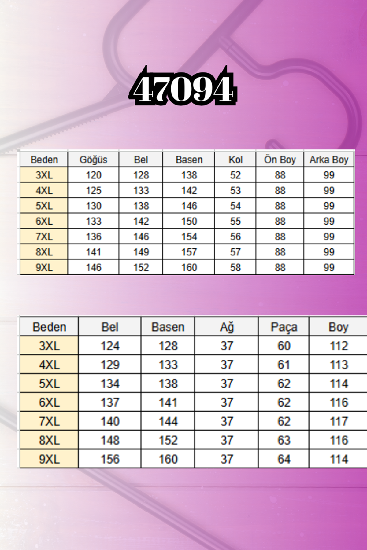 47094 Büyük Beden Boğazlı Yaka Pantolonlu Modal Takım - İndigo