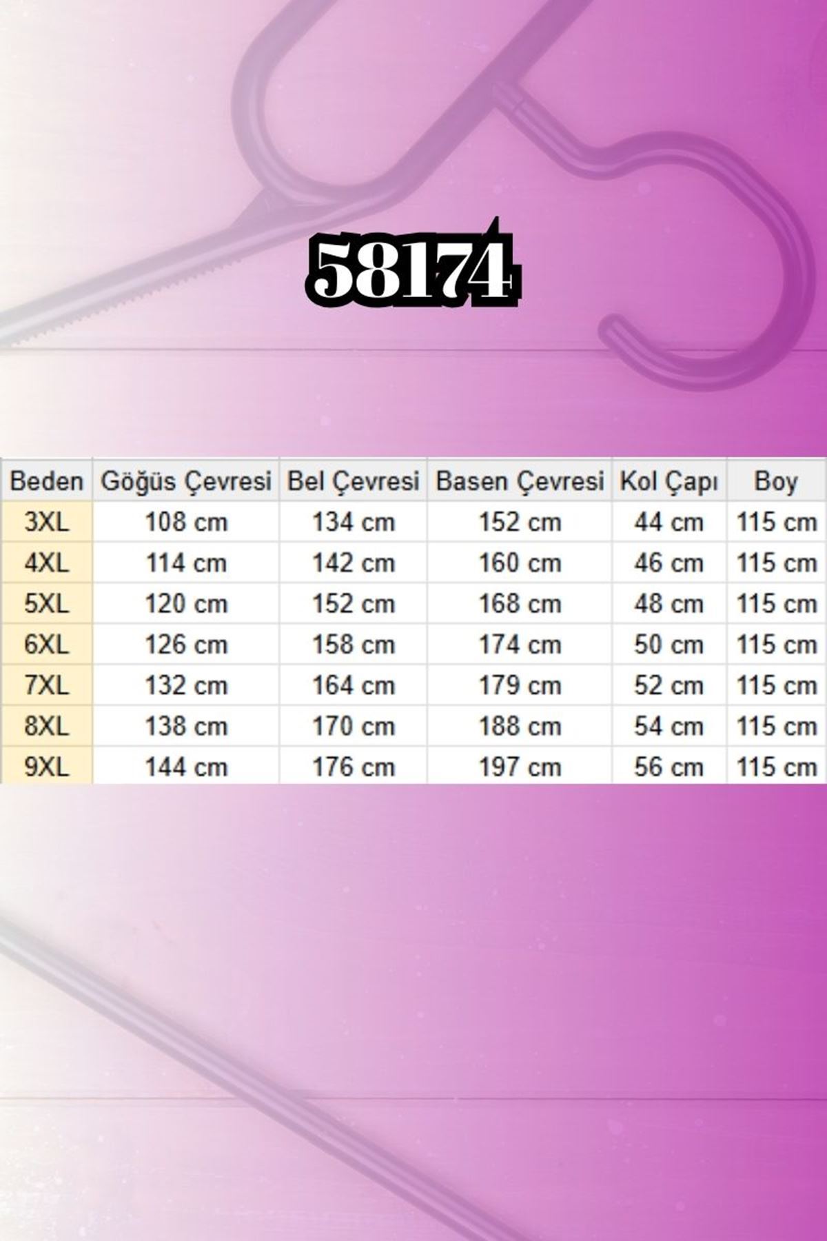 58174 Büyük Beden Mevlana Modal Tunik - Nar Çiçeği