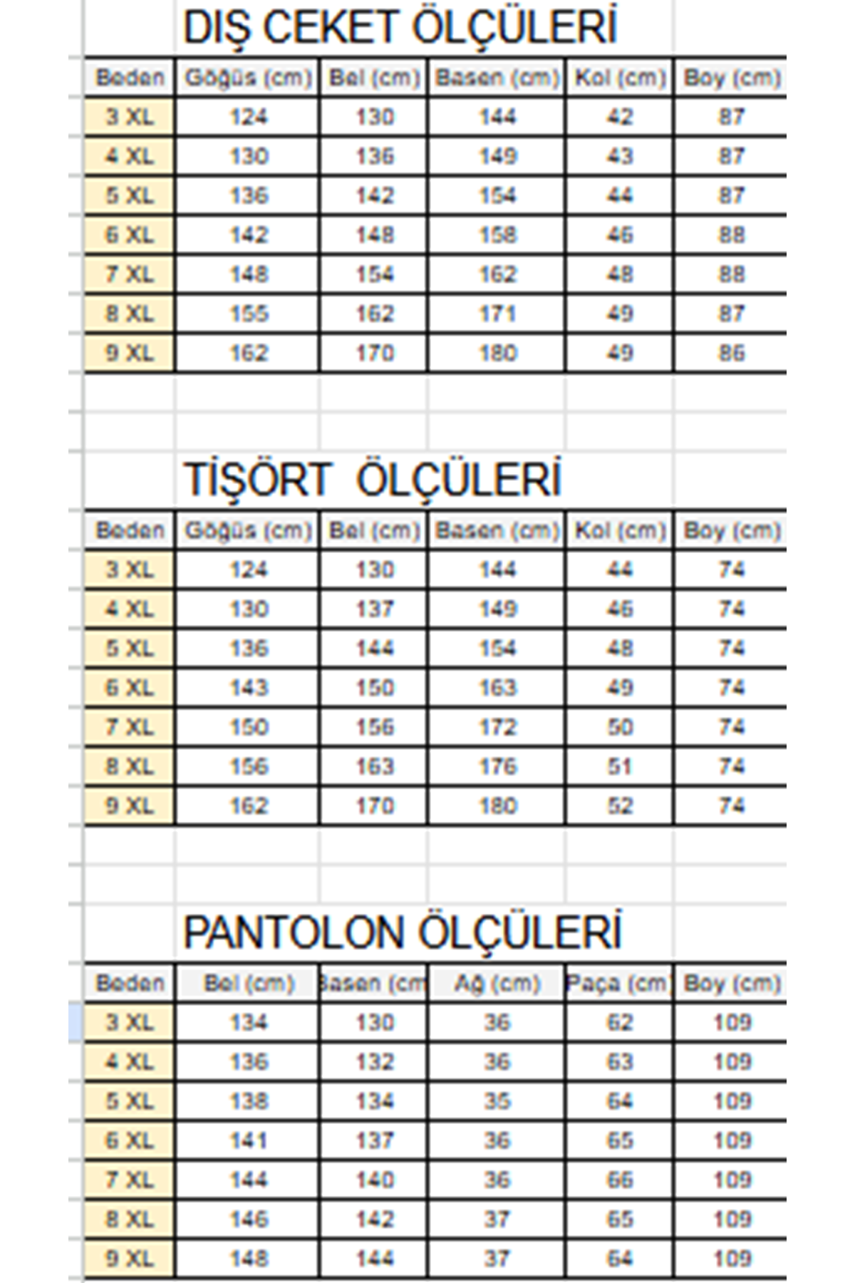 57304-E Büyük Beden Ceketli Modal-Kapitone Üçlü Takım - Siyah-Siyah