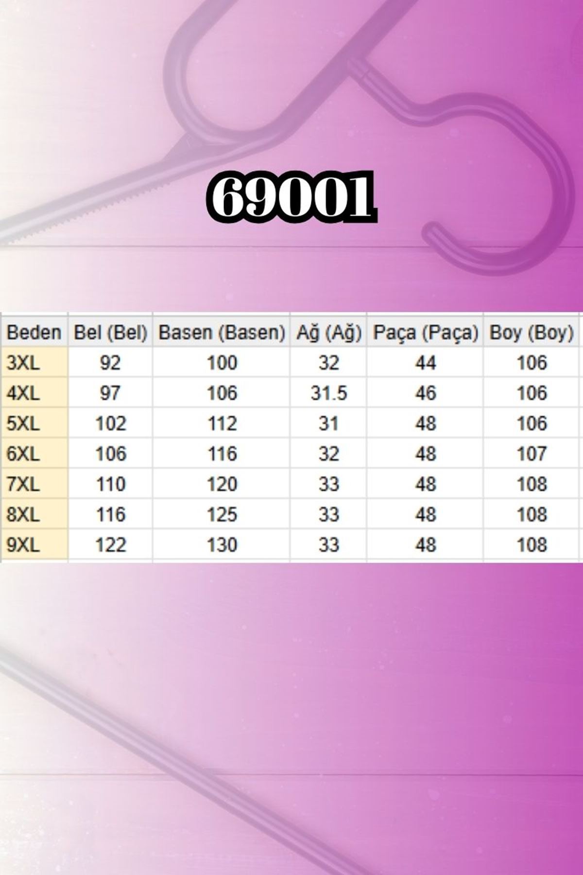 69001 Büyük Beden Beli Lastikli Sahte Cepli Taşlı Kot Pantolon - Lacivert