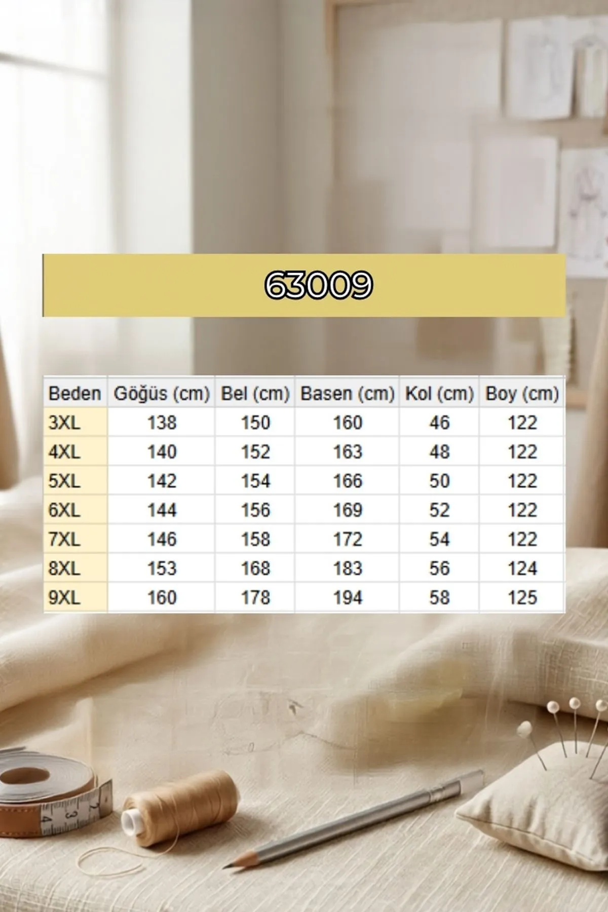 63009-E Büyük Beden Çıtçıtlı Kuşgözü Detaylı Keten Kap - Siyah