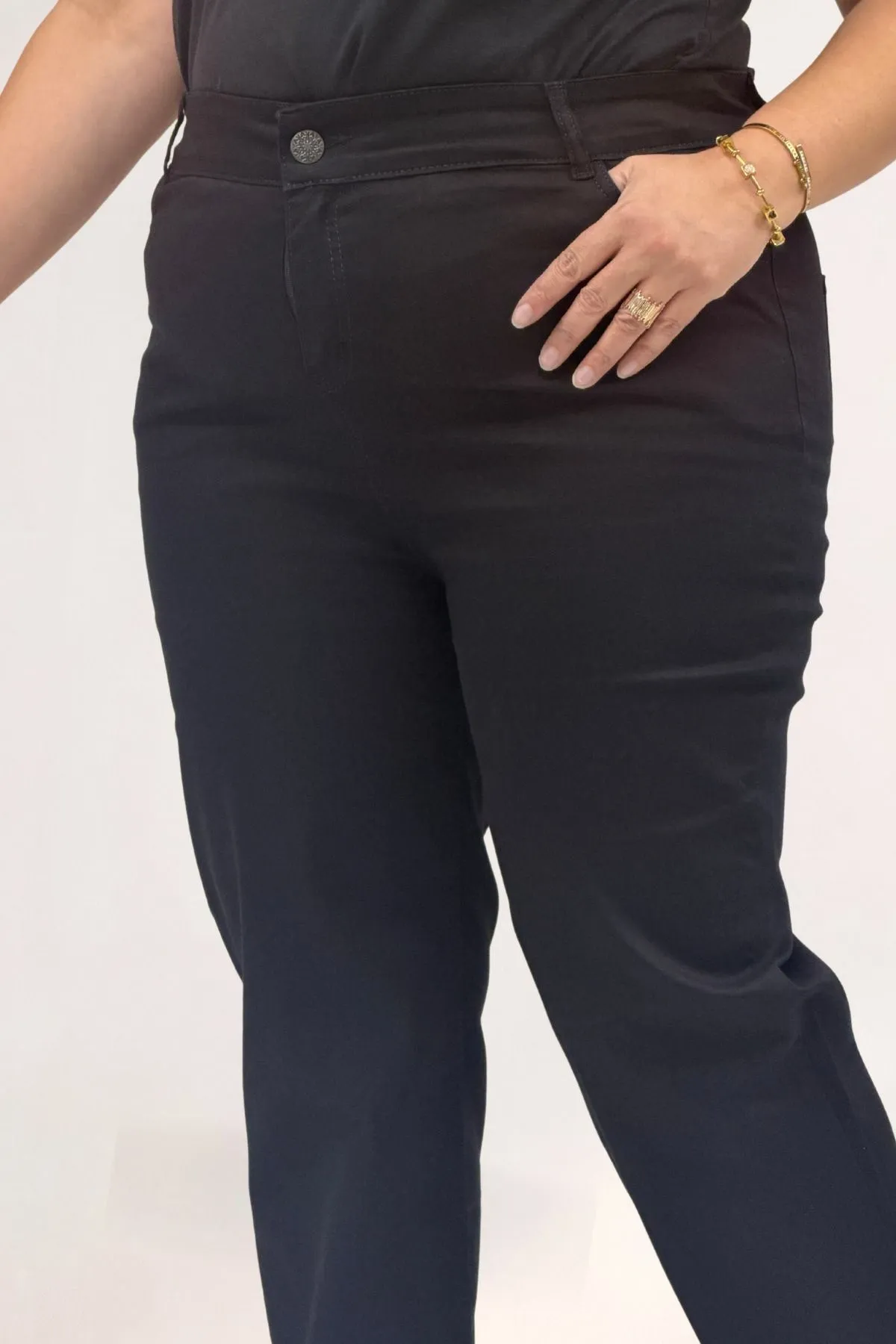 5053 Darpaça Kot Pantolon - Siyah