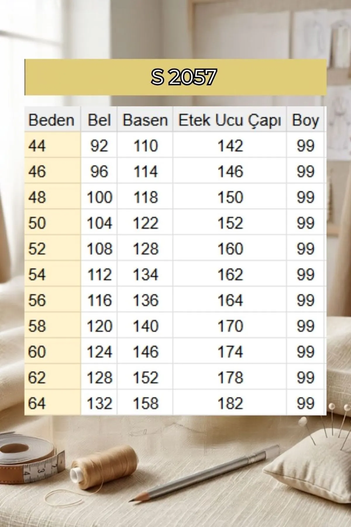 2057S Cepte İşleme Detaylı Kot Etek - Buz Mavi