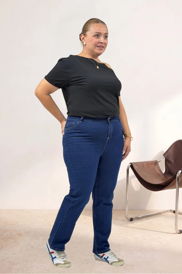 5053 Darpaça Kot Pantolon - Koyu Mavi