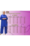 47042 Büyük Beden Erkek Yaka  Keten Airobin Pantolonlu Takım - Saks