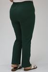 49008-E Büyük Beden Scuba Çimalı  Pantalon -  Zümrüt 