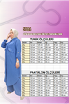 57024 Büyük Beden Erkek Yakalı Önü Patlı Pantolonlu Takım - İndigo