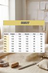 58507 Büyük Beden Yakası Biyeli Penye Tişört - İndigo