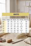 58070 Büyük Beden Asimetrik Kesim Penye Tunik - Kahve